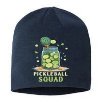 Funny Pickleball Squad Sustainable Beanie