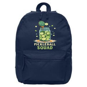 Funny Pickleball Squad 16 in Basic Backpack