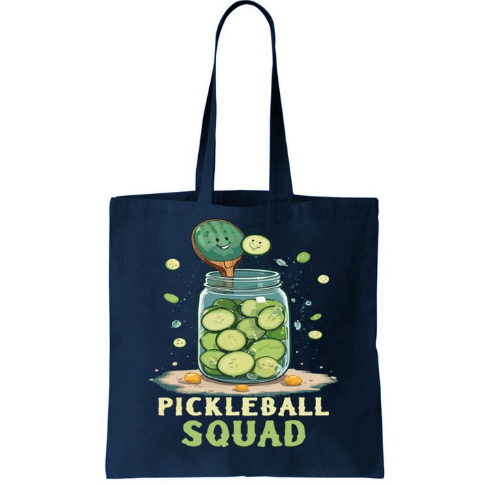 Funny Pickleball Squad Tote Bag