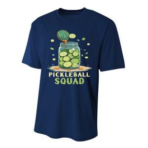 Funny Pickleball Squad Performance Sprint T-Shirt