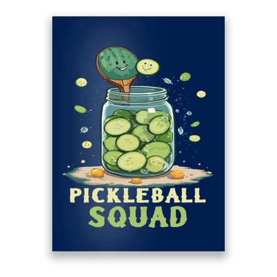 Funny Pickleball Squad Poster