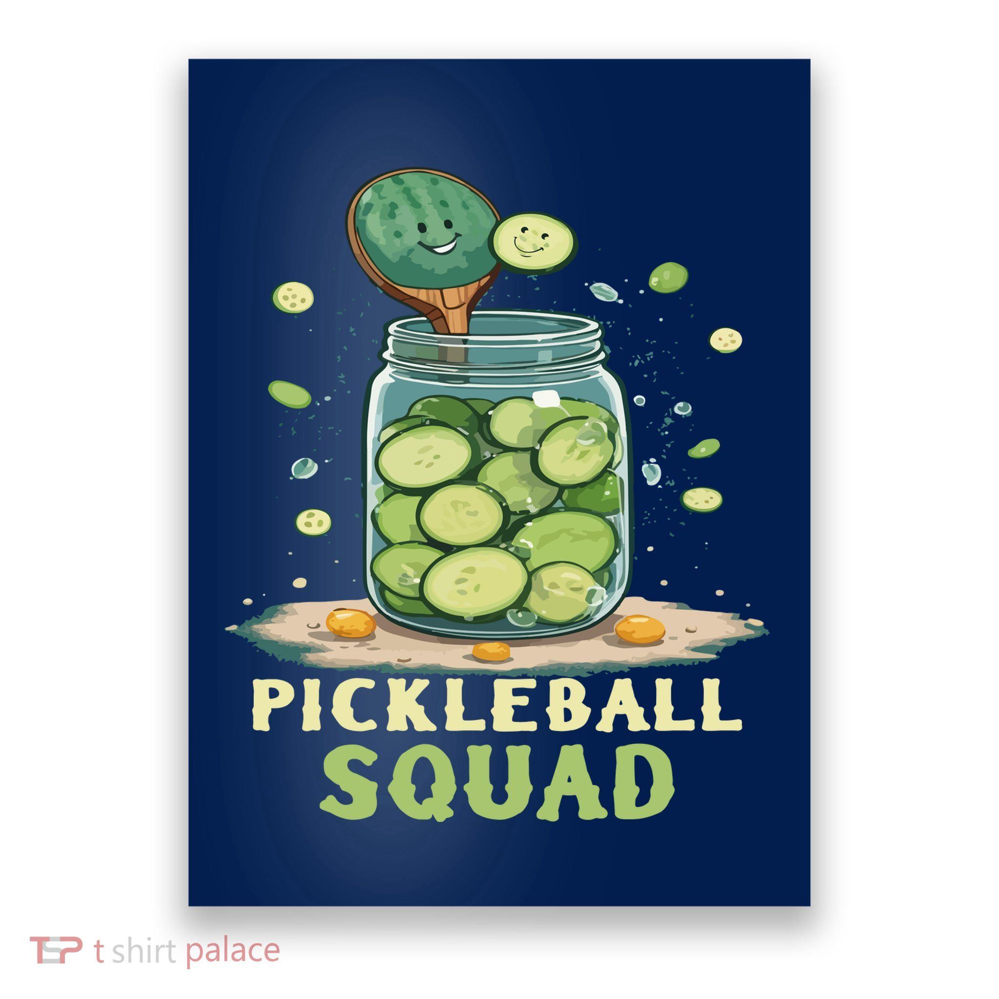 Funny Pickleball Squad Poster