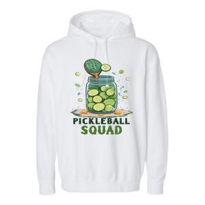 Funny Pickleball Squad Garment-Dyed Fleece Hoodie