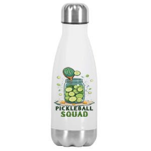 Funny Pickleball Squad Stainless Steel Insulated Water Bottle