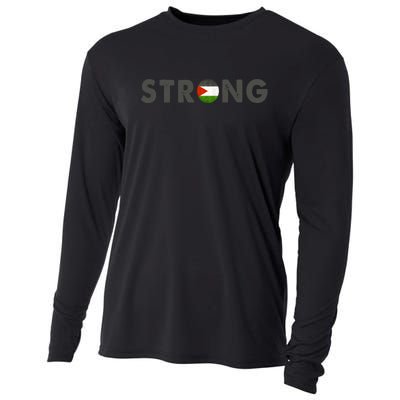 Free Palestine Strong Cooling Performance Long Sleeve Crew