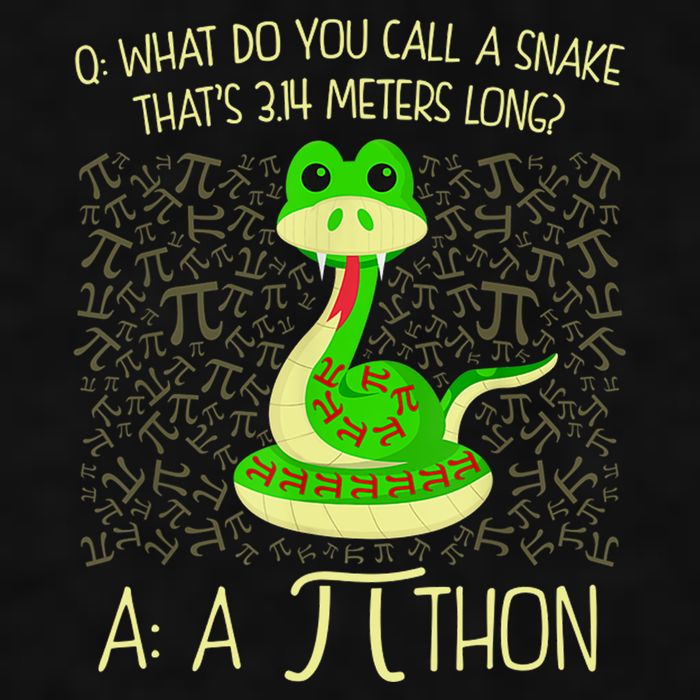 Funny Python Snake Pi Day Ladies PosiCharge Tri-Blend Wicking Tank
