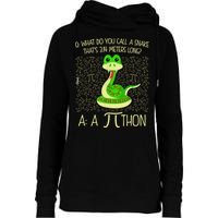 Funny Python Snake Pi Day Womens Funnel Neck Pullover Hood