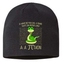 Funny Python Snake Pi Day Sustainable Beanie