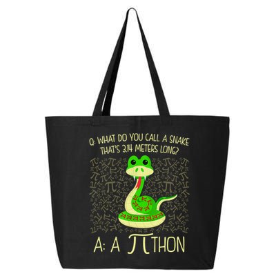 Funny Python Snake Pi Day 25L Jumbo Tote