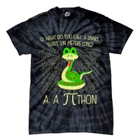 Funny Python Snake Pi Day Tie-Dye T-Shirt