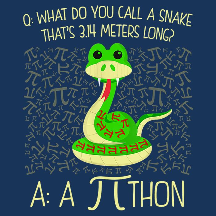 Funny Python Snake Pi Day Infant Baby Jersey Bodysuit