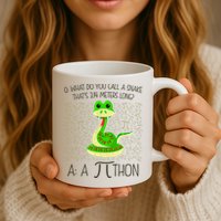 Funny Python Snake Pi Day Coffee Mug
