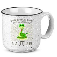 Funny Python Snake Pi Day 15oz Campfire Ceramic Mug