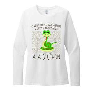 Funny Python Snake Pi Day Womens CVC Long Sleeve Shirt