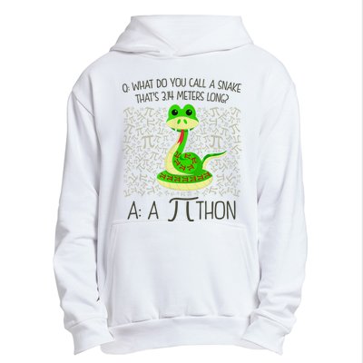 Funny Python Snake Pi Day Urban Pullover Hoodie