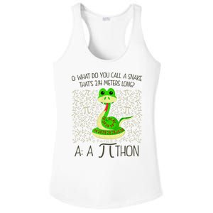 Funny Python Snake Pi Day Ladies PosiCharge Competitor Racerback Tank