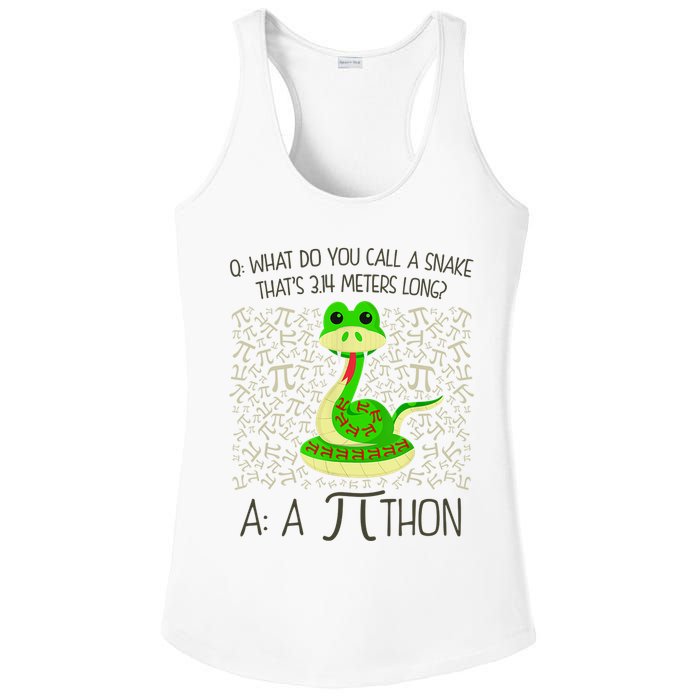 Funny Python Snake Pi Day Ladies PosiCharge Competitor Racerback Tank