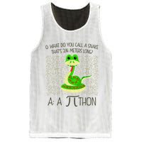 Funny Python Snake Pi Day Mesh Reversible Basketball Jersey Tank