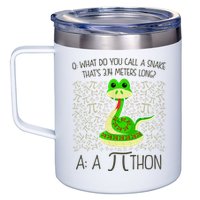 Funny Python Snake Pi Day 12oz Stainless Steel Coffee Mug