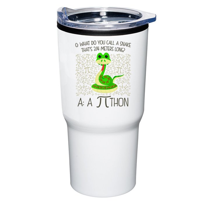 Funny Python Snake Pi Day Tumbler