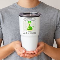 Funny Python Snake Pi Day Tumbler