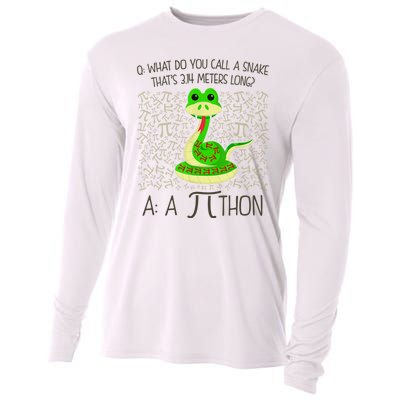 Funny Python Snake Pi Day Cooling Performance Long Sleeve Crew