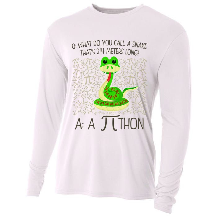 Funny Python Snake Pi Day Cooling Performance Long Sleeve Crew