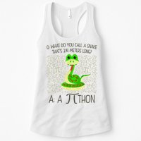 Funny Python Snake Pi Day Womens Tank Top