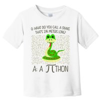 Funny Python Snake Pi Day Toddler T-Shirt