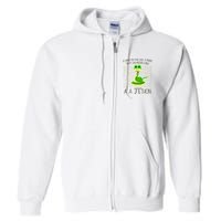 Funny Python Snake Pi Day Full Zip Hoodie