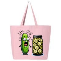 Funny Pickle Surprise A Cucumber And A Jar Of Sliced Pickles 25L Jumbo Tote