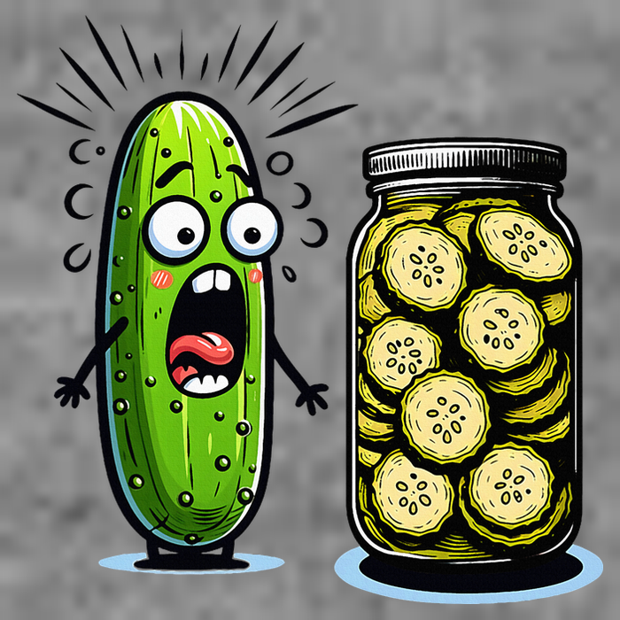 Funny Pickle Surprise A Cucumber And A Jar Of Sliced Pickles Toddler Hoodie