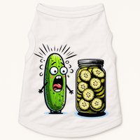 Funny Pickle Surprise A Cucumber And A Jar Of Sliced Pickles Doggie Tank