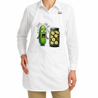 Funny Pickle Surprise A Cucumber And A Jar Of Sliced Pickles Apron