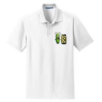 Funny Pickle Surprise A Cucumber And A Jar Of Sliced Pickles Dry Zone Grid Polo
