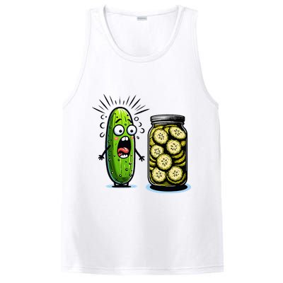 Funny Pickle Surprise A Cucumber And A Jar Of Sliced Pickles PosiCharge Competitor Tank