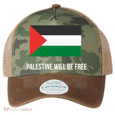 Free Palestine Strong Legacy Tie Dye Trucker Hat