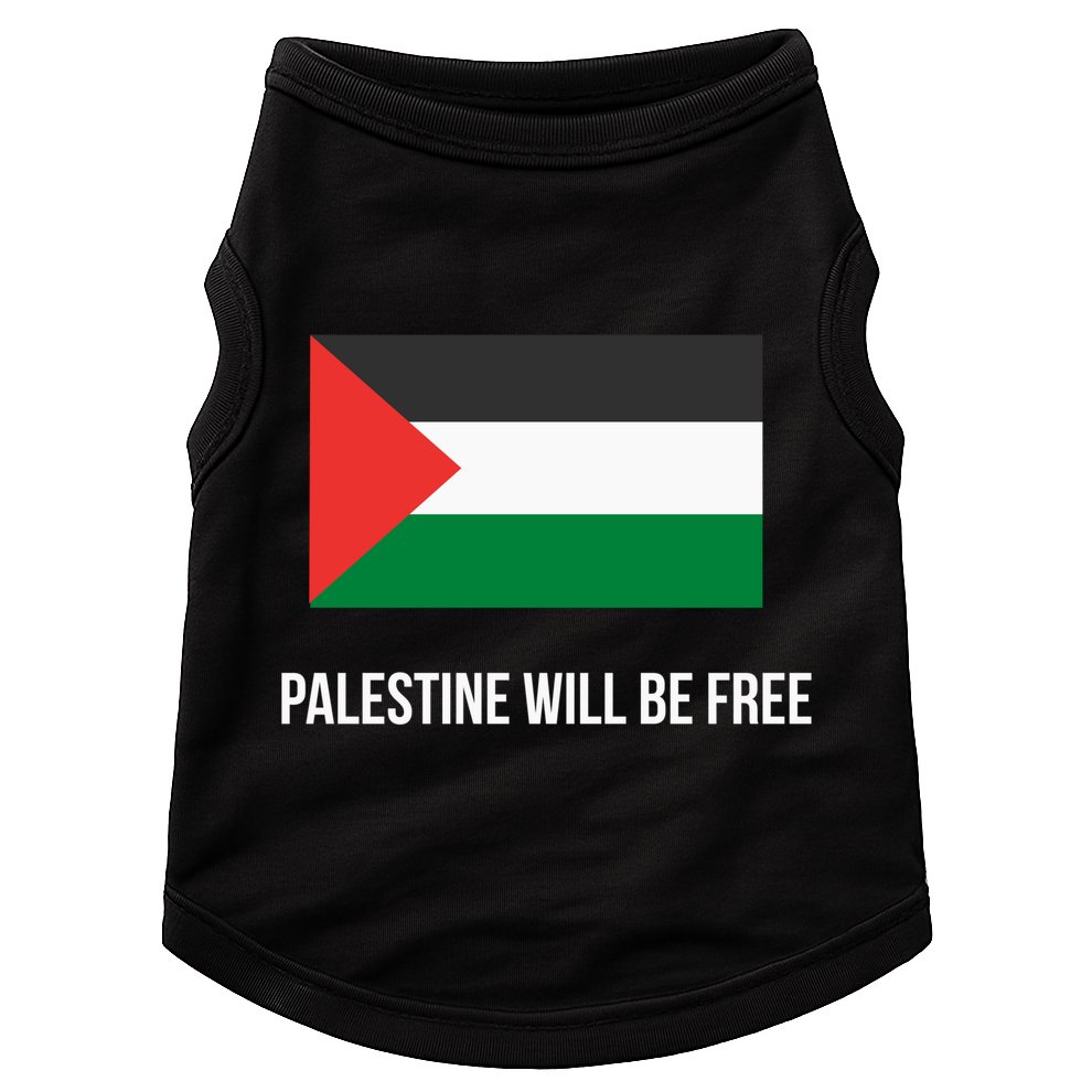 Free Palestine Strong Doggie Tank