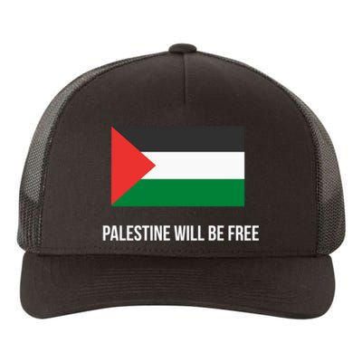 Free Palestine Strong Yupoong Adult 5-Panel Trucker Hat