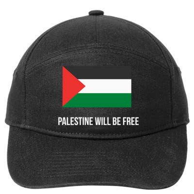 Free Palestine Strong 7-Panel Snapback Hat