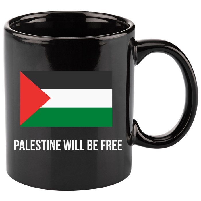 Free Palestine Strong 11oz C Handle Ceramic Mug