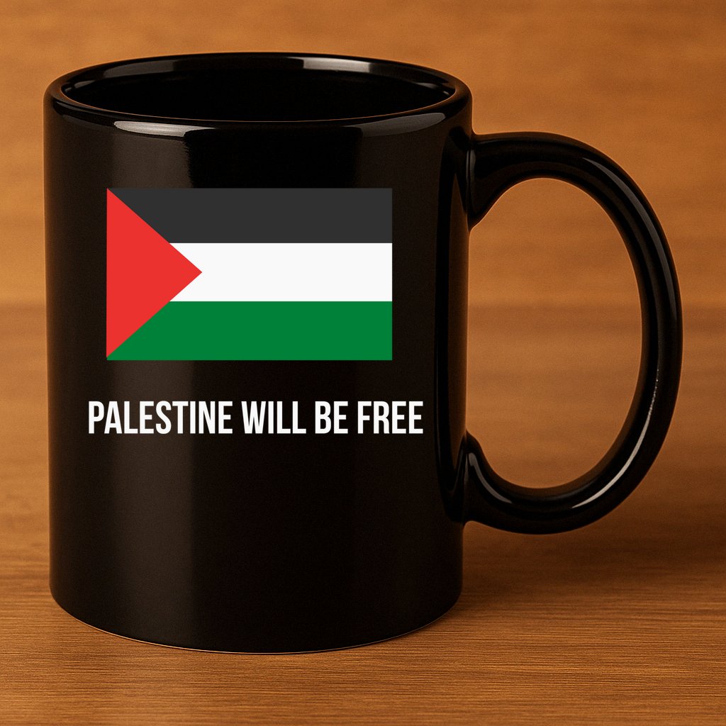 Free Palestine Strong 11oz C Handle Ceramic Mug