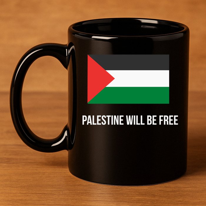 Free Palestine Strong 11oz C Handle Ceramic Mug