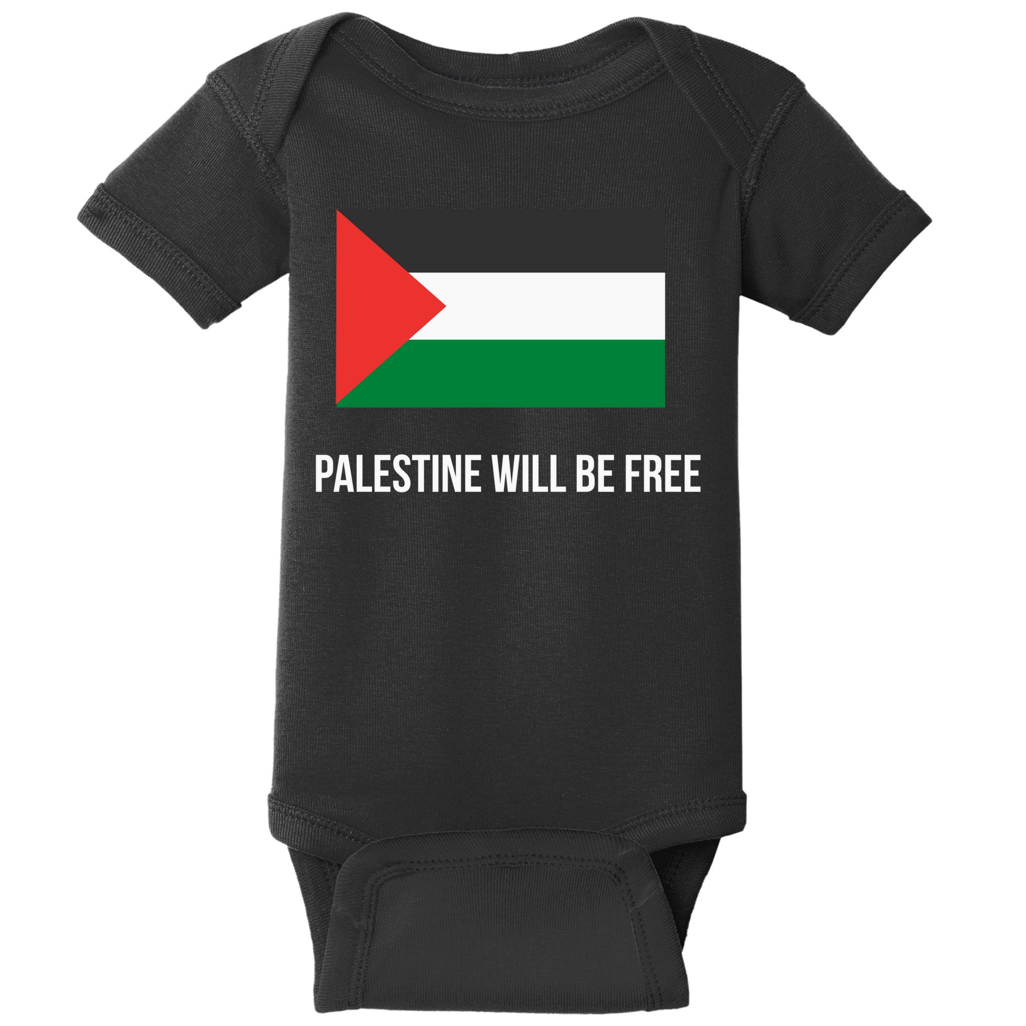 Free Palestine Strong Baby Bodysuit