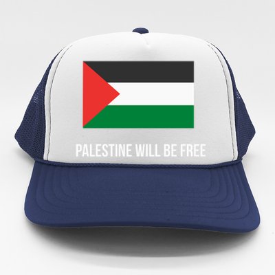 Free Palestine Strong Trucker Hat