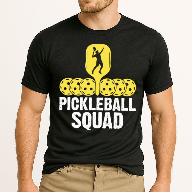 Funny Pickleball Squad Sport Gift Pickleball Player Cooling Performance Crew T-Shirt
