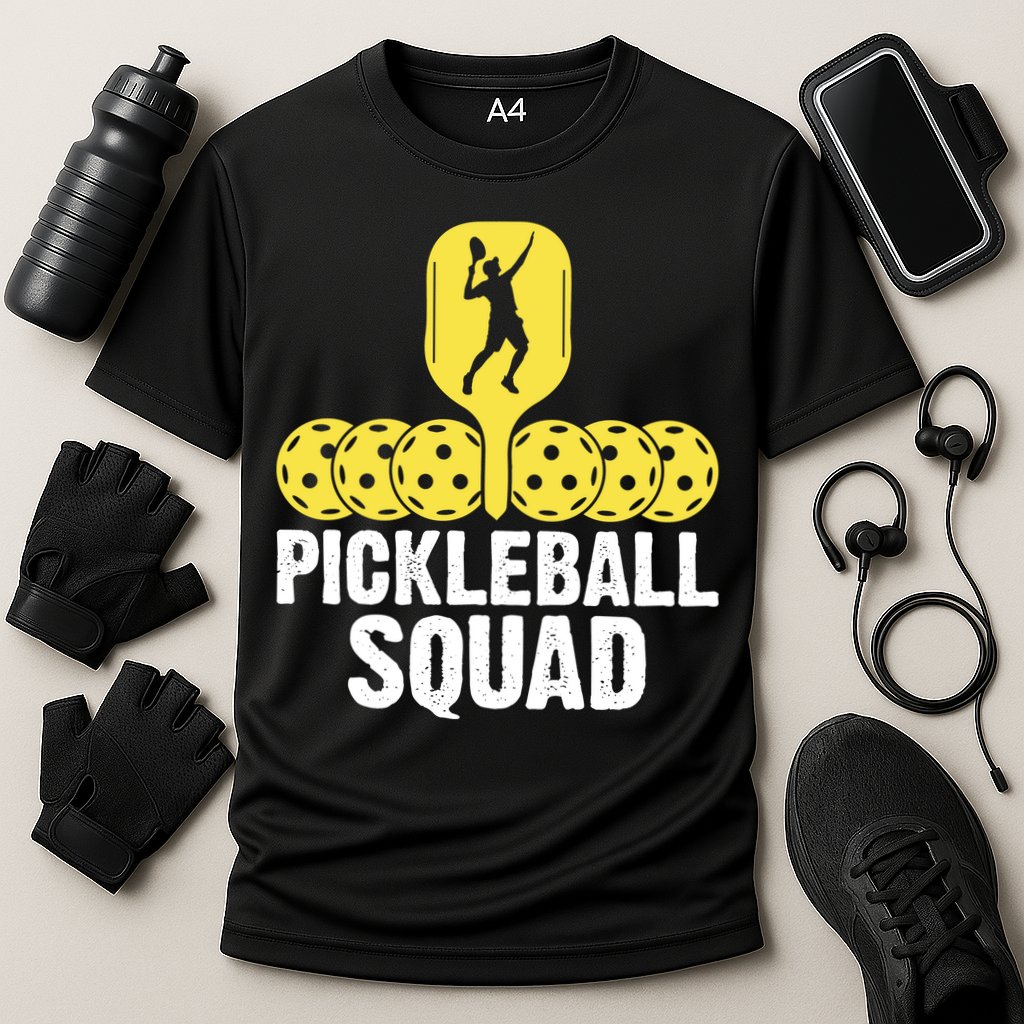 Funny Pickleball Squad Sport Gift Pickleball Player Cooling Performance Crew T-Shirt