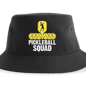 Funny Pickleball Squad Sport Gift Pickleball Player Sustainable Bucket Hat