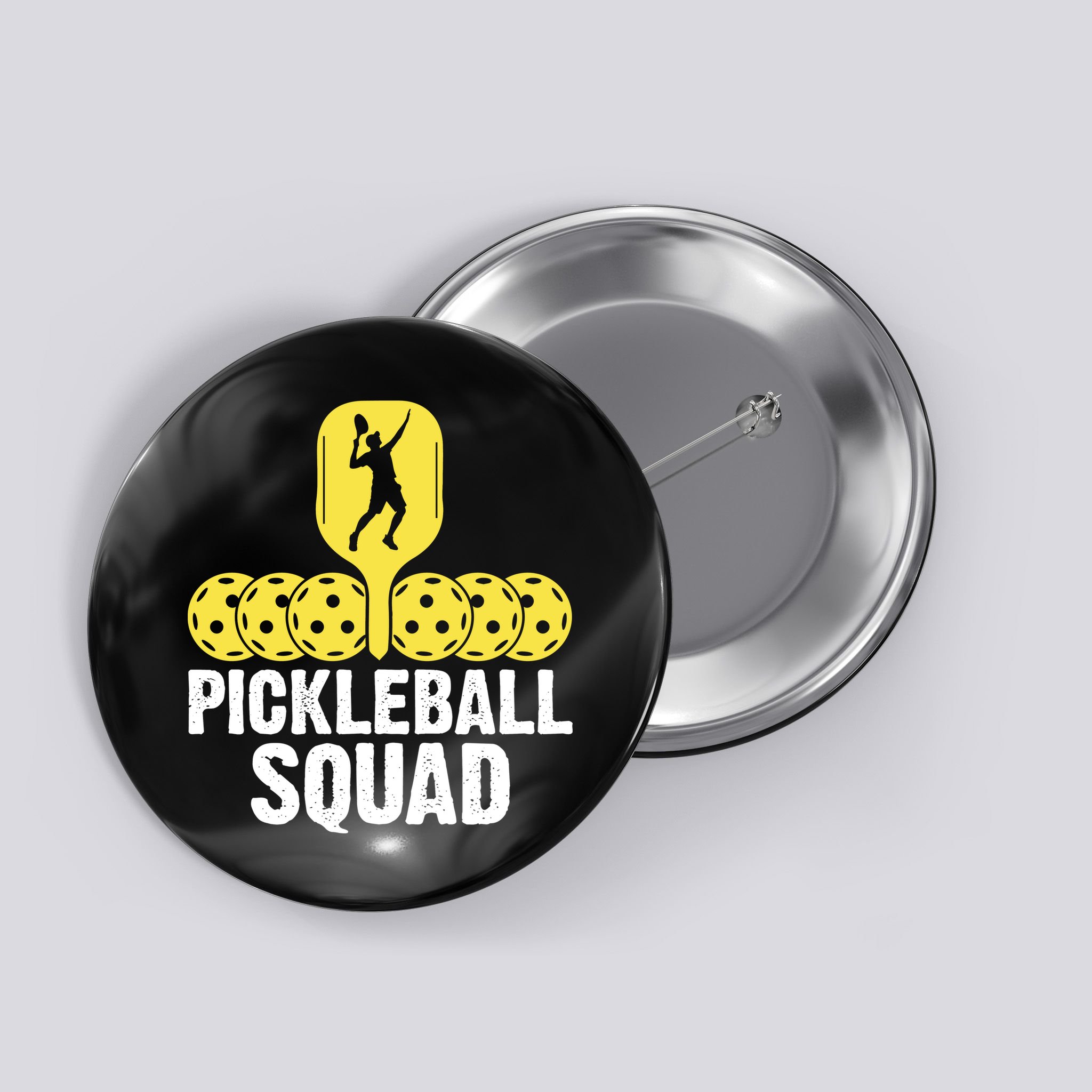 Funny Pickleball Squad Sport Gift Pickleball Player Button