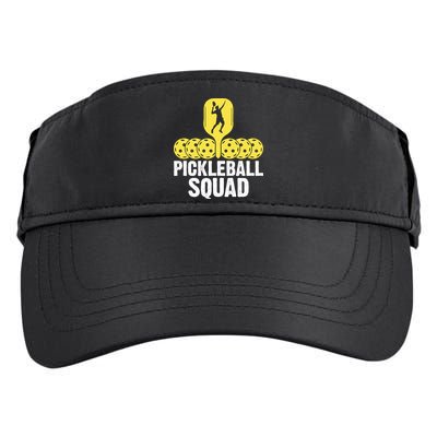 Funny Pickleball Squad Sport Gift Pickleball Player Adult Drive Performance Visor